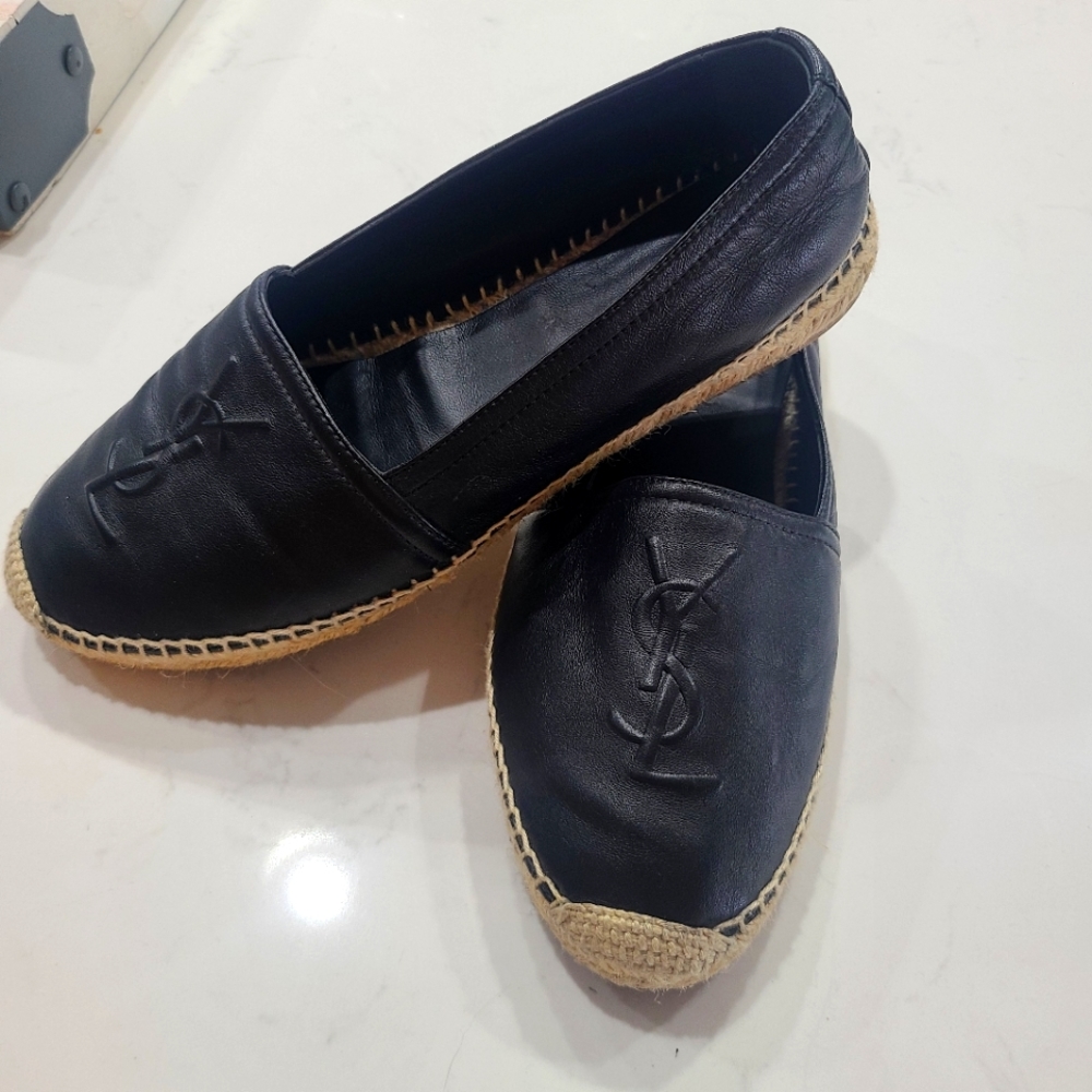 YSL leather flats